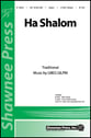 Ha Shalom SAB choral sheet music cover